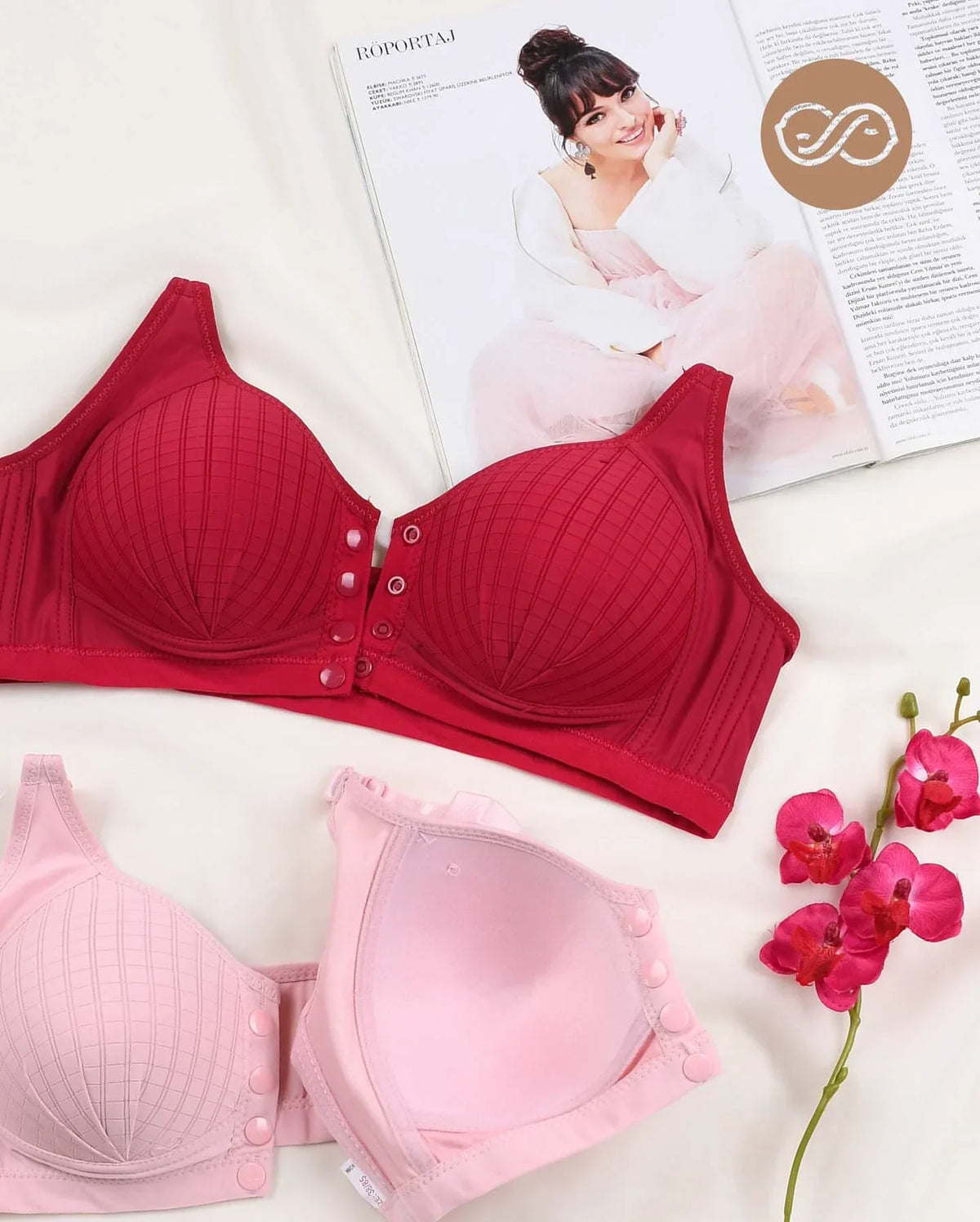 Pack Of 4 Ultra-Comfort Padded Button Bra for Women – Comfortable Daily Wear
