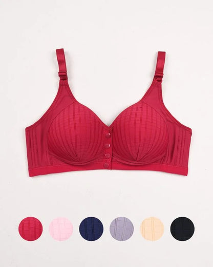 Pack Of 4 Ultra-Comfort Padded Button Bra for Women – Comfortable Daily Wear
